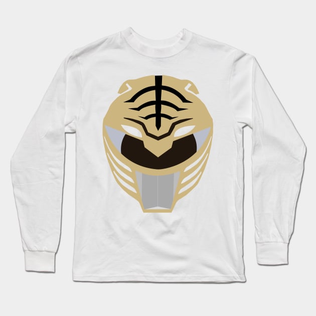 White Power Ranger Long Sleeve T-Shirt by SimpleIsCuteToo